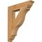 Ekena Millwork Funston Traditional Rough Sawn Bracket, Western Red Cedar, 4"W x 22"D x 26"H BKT04X22X26FST01RWR - alternate 1